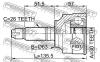 FEBEST 0310060 ШРУС НАРУЖНЫЙ 30x63x26 (HONDA ACCORD CL/CN/CM 2002-) FEBEST