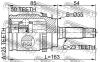 FEBEST 0310RD1RA50 ШРУС НАРУЖНЫЙ ЗАДНИЙ 25x55x23