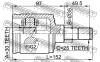 FEBEST 0311EJRH ШРУС ВНУТРЕННИЙ ПРАВЫЙ 30x35x25 (HONDA CIVIC CR-X DELSOL EG1/EG2/EJ4 1992-1998 HONDA CIVIC SHUTTLE E