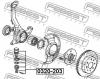 FEBEST 0320203 ОПОРА ШАРОВАЯ ПЕРЕДНЕГО НИЖНЕГО РЫЧАГА (HONDA CIVIC SHUTTLE EF 1987-1997 HONDA CIVIC/CIVIC CRX EF#/E