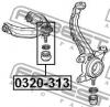 FEBEST 0320-313 Шаровая опора верхняя