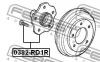 FEBEST 0382RD1R СТУПИЦА ЗАДНЯЯ (HONDA CR-V RD1/RD2 1997-2001) FEBEST