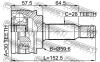 FEBEST 0410CY2 ШРУС НАРУЖНЫЙ 30x59,5x28 (MITSUBISHI LANCER CY2A 2007-) FEBEST