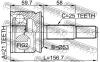 FEBEST 0410Z36 ШРУС НАРУЖНЫЙ 21x60x25 (MITSUBISHI COLT Z32A/Z34A/Z36A 2004-) FEBEST