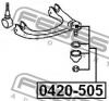 FEBEST 0420-505 Шаровая опора верхняя