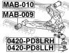 FEBEST 0420PD8LLH ОПОРА ШАРОВАЯ НИЖНЯЯ ЛЕВАЯ [13]