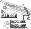FEBEST 042345L ТЯГА СТАБИЛИЗАТОРА ПЕРЕДНЯЯ ЛЕВАЯ (MITSUBISHI PAJERO II V14W-V55W 1991-2004 MITSUBISHI PAJERO II V14