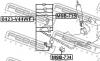 FEBEST 0423V44WF ТЯГА СТАБИЛИЗАТОРА ПЕРЕДНЯЯ (MITSUBISHI PAJERO II V14W-V55W 1991-2004) FEBEST