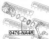 FEBEST 0476-NA4R Поршень суппорта тормозного заднего