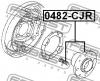 FEBEST 0482CJR СТУПИЦА ЗАДНЯЯ (MITSUBISHI CARISMA DA 1995-2003 MITSUBISHI LANCER/MIRAGE CJ 1995-2003 MITSUBISHI LAN