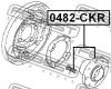 FEBEST 0482CKR СТУПИЦА ЗАДНЯЯ