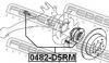 FEBEST 0482D5RM 0482-D5RM_ступица задн./ Mitsubishi Outlander CW 06]