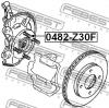 FEBEST 0482Z30F 0482-Z30F_ступица передн./ Mitsubishi Colt Z32A/Z34A/Z36A/Z37A/Z38A/Z39A 04