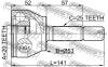 FEBEST 0510DY3 ШРУС НАРУЖНЫЙ 20x53x25 (MAZDA DEMIO DY3/DY5 2002-) FEBEST