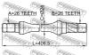 FEBEST 0512626GD ПОЛУОСЬ ПРАВАЯ 26x406.5x26 (MAZDA 626 GD 1988-1992) FEBEST