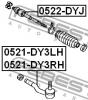 FEBEST 0521DY3LH НАКОНЕЧНИК РУЛЕВОЙ ЛЕВЫЙ