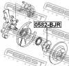 FEBEST 0582BJR СТУПИЦА ЗАДНЯЯ (MAZDA 323 BA 1994-1998 MAZDA 323 BG 1989-1994 MAZDA 323 BJ 1998-2002 MAZDA 323F BA 1