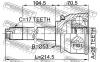 FEBEST 0610004 ШРУС НАРУЖНЫЙ 26x53x17 (ISUZU BIGHORN /TROOPER UBS55 UBC 1992-1997 OPEL MONTEREY A (UBS_) 1991-1998)