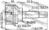 FEBEST 0710017A43 ШРУС НАРУЖНЫЙ 19x49x23 (SUZUKI IGNIS RG413/RG415 2004- SUZUKI SWIFT SF413/SF416 1993-2003 SUZUKI WAG