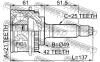 FEBEST 0710018A42 ШРУС НАРУЖНЫЙ 21x49x25 (SUZUKI BALENO/ESTEEM SY413/SY415/SY416/SY418/SY419 1995-2001 SUZUKI CULTUS S