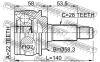 FEBEST 0710GVJB ШРУС НАРУЖНЫЙ 22x58.3x28 (SUZUKI GRAND VITARA/ESCUDO JB416/JB420/JB627 2006-) FEBEST