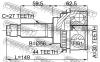 FEBEST 0810026A44 ШРУС НАРУЖНЫЙ 30x56x27 (SUBARU FORESTER S10 1996-2002 SUBARU IMPREZA G11 2000-2007 SUBARU LEGACY B12