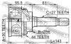 FEBEST 0810028A44 ШРУС НАРУЖНЫЙ 30x56x27 (SUBARU IMPREZA G11 2000-2007) FEBEST