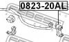 FEBEST 082320AL 0823-20AL_тяга стаб.перед./ Subaru Impreza G10 1992-2002
