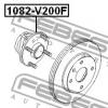 FEBEST 1082-V200F Ступица передняя