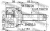 FEBEST 1210ACCA44 ШРУС НАРУЖНЫЙ 22x52.5x25 (HYUNDAI ACCENT/VERNA 2002-) FEBEST