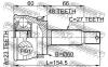 FEBEST 1210TUCRRA48 ШРУС НАРУЖНЫЙ ЗАДНИЙ 23x60x27 (HYUNDAI TUCSON 2004- KIA NEW SPORTAGE 2004-) FEBEST