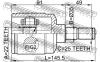 FEBEST 1211ACC ШРУС ВНУТРЕННИЙ 22x35x25 (HYUNDAI ACCENT/EXCEL 1994-1999 HYUNDAI EXCEL/PONY EXCEL 1990-1994) FEBEST