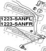 FEBEST 1223SANFR ТЯГА СТАБИЛИЗАТОРА ПЕРЕДНЯЯ ПРАВАЯ