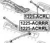 FEBEST 1225ACRL ТЯГА ЗАДНЯЯ ПОПЕРЕЧНАЯ РЕГУЛИРУЕМАЯ