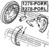 FEBEST 1278PORR ЦИЛИНДР ТОРМОЗНОЙ ЗАДНИЙ ПРАВЫЙ