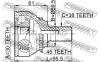 FEBEST 1710009A45 ШРУС НАРУЖНЫЙ 30x59,5x38 (AUDI 100 (44) 1985- AUDI 100 AVANT (4A, C4) 1990-1994 AUDI A6 (4A, C4) 199