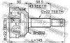 FEBEST 1810014A43 ШРУС НАРУЖНЫЙ 22x52x22 (OPEL VECTRA A 1988-1995) FEBEST
