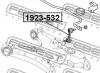 FEBEST 1923-532 Тяга стабилизатора заднего