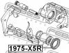 FEBEST 1975X5R РЕМКОМПЛЕКТ СУППОРТА ТОРМОЗНОГО ЗАДНЕГО