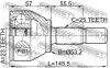 FEBEST 2110FOC ШРУС НАРУЖНЫЙ 23x53.2x25 (FORD FOCUS I DAW/DBW/DFW/DNW 1998-2004) FEBEST