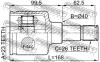 FEBEST 2111-CB420LH ШРУС внутренний