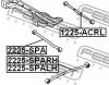 FEBEST 2225SPALH ТЯГА ЗАДНЯЯ ПРОДОЛЬНАЯ ЛЕВАЯ (KIA SHUMA,II/SEPHIA,II/MENTOR,II/SPECTRA 1997-2004 KIA SPECTRA 2000-20