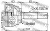 FEBEST 2310TOUR ШРУС НАРУЖНЫЙ 28x64x30 (VOLKSWAGEN TOUAREG 2003-) FEBEST