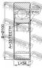 FEBEST 23115021 ШРУС ВНУТРЕННИЙ 33x100 (AUDI 80 (8C, B4) 1991-1994 AUDI TT (8N3) 1998- SEAT LEON (1M1) 1999- SEAT TO