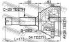 FEBEST 2510BOXA54 ШРУС НАРУЖНЫЙ 39x63x28 (CITROEN JUMPER (244) 2002- FIAT DUCATO (230) 1994-2002 FIAT DUCATO (244) 200
