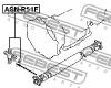 FEBEST ASNR51F КРЕСТОВИНА КАРДАННОГО ВАЛА 27x76 (NISSAN NAVARA D40M 2005- NISSAN PATHFINDER R51M 2005- NISSAN TERRA