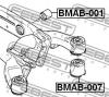 FEBEST BMAB-007 Сайлентблок задней балки