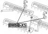 FEBEST BMSBX5 ВТУЛКА ПЕРЕДНЕГО СТАБИЛИЗАТОРА D29 (BMW X5 E53 1999-2005) FEBEST