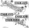 FEBEST CHAB-AVES Сайлентблок переднего рычага