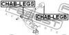 FEBEST CHAB-LEGS Сайлентблок переднего рычага (передний)